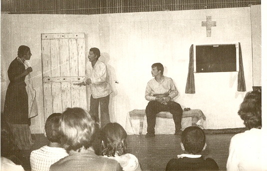 Photographs from the theater play "Mother Carrar's Rifles" (Berthold Brecth) (METU Players, 1976)