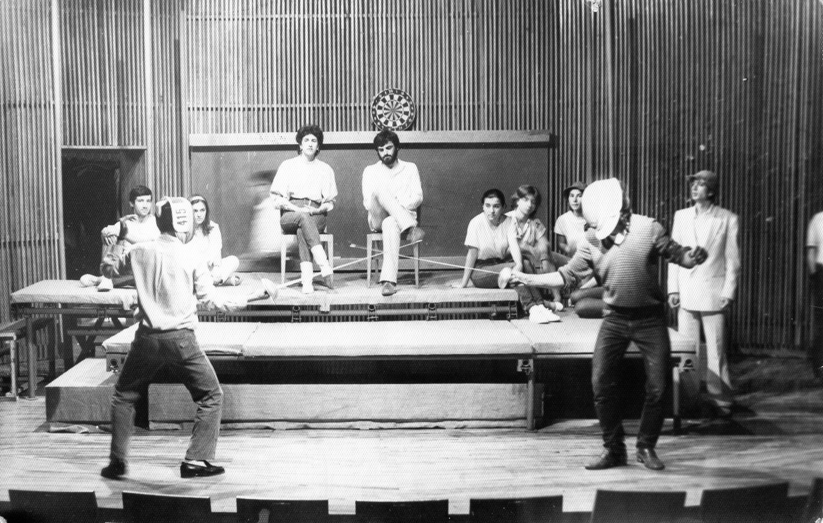 "Hamlet" play photos (METU Actors, 1983)