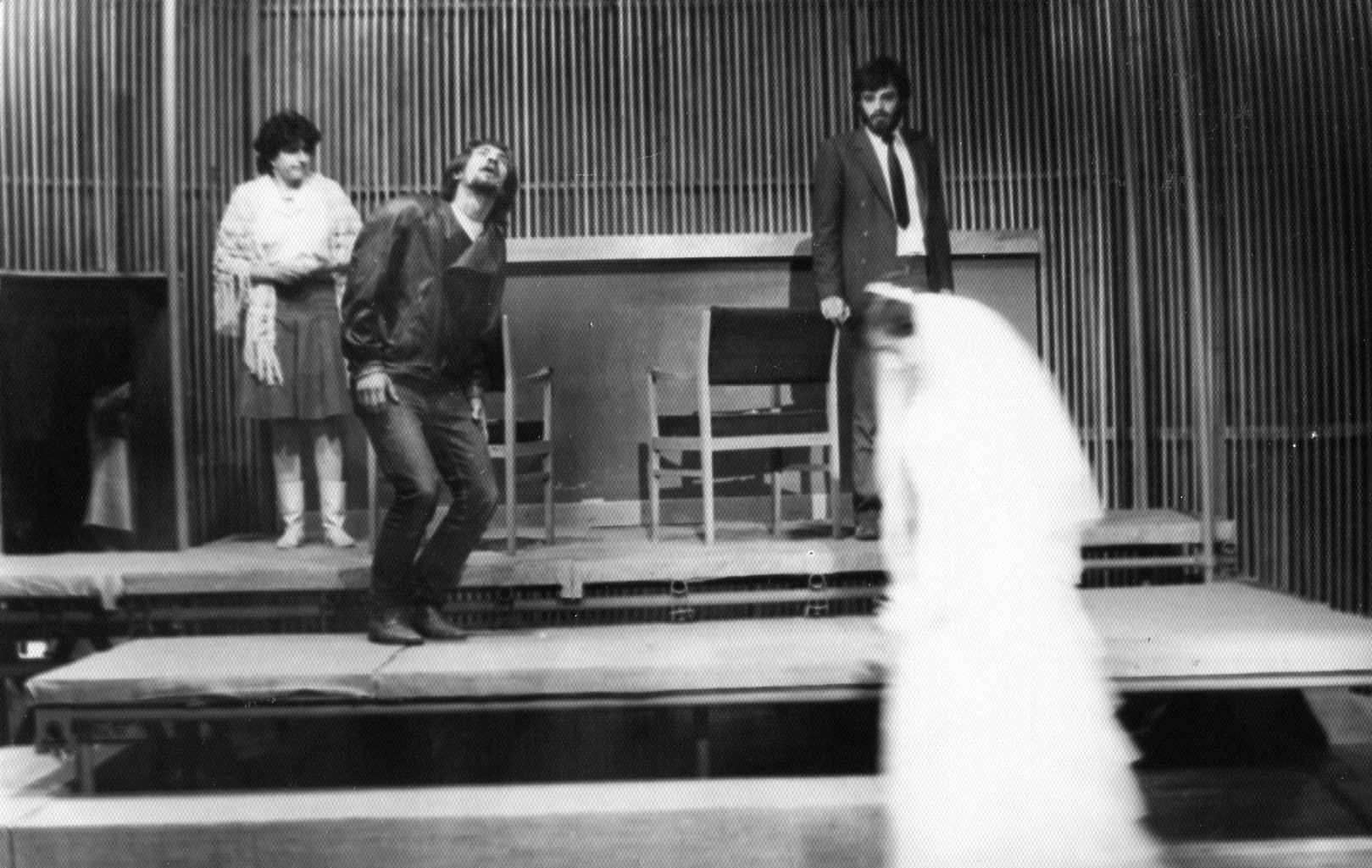 "Hamlet" play photos (METU Actors, 1983)