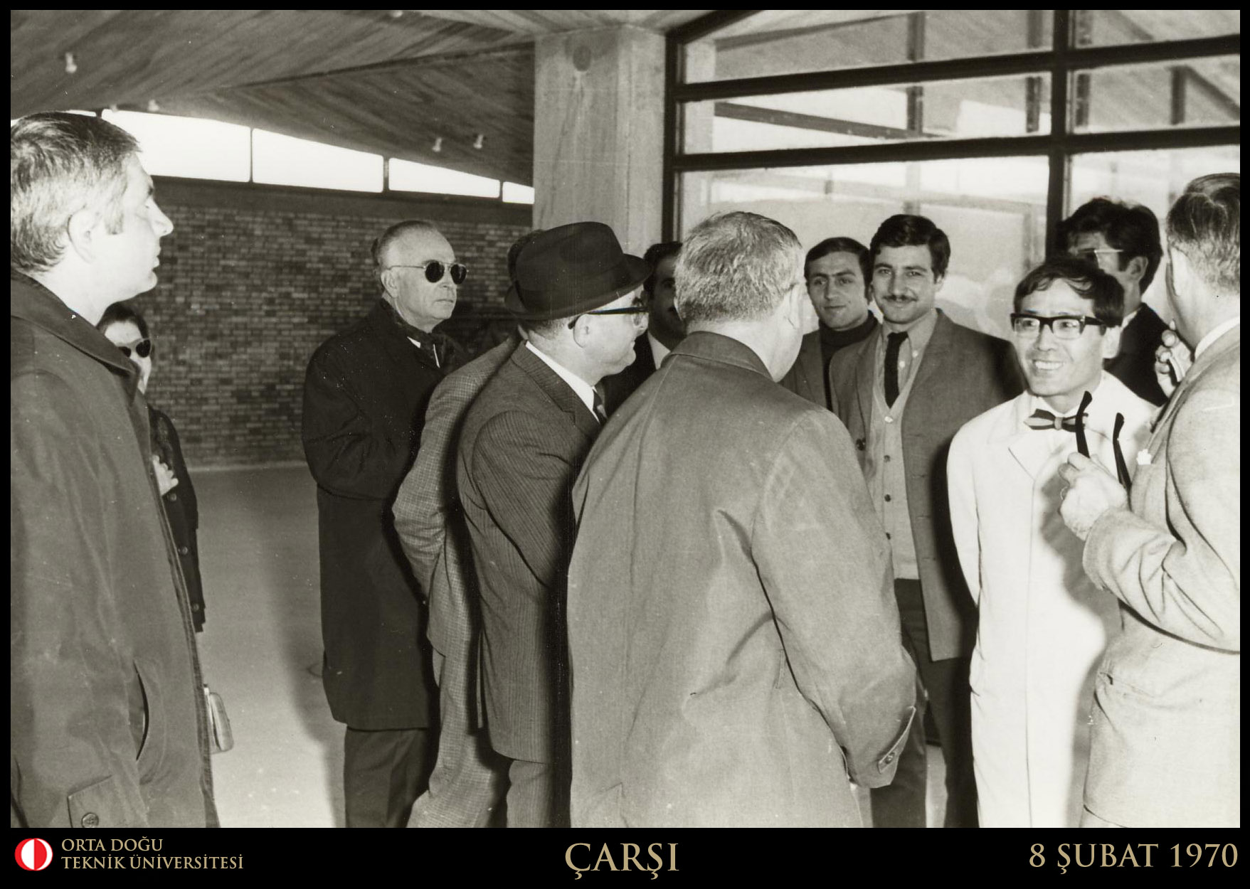 Kemal Kurdaş and other persons at the Shopping Center opening 