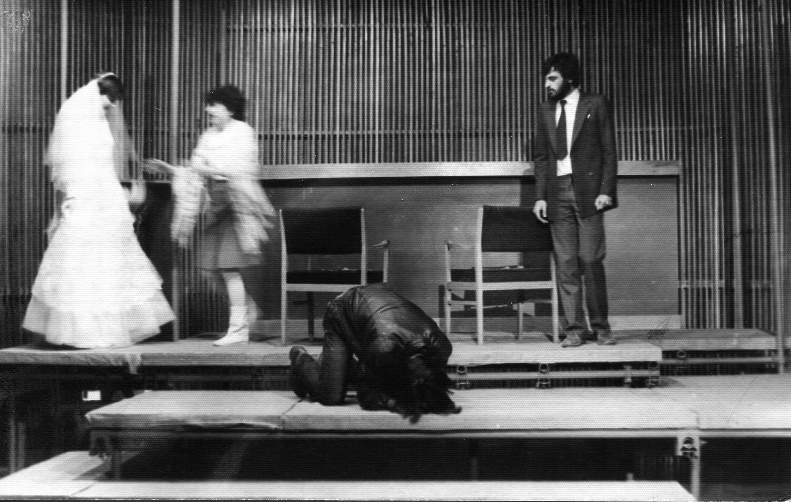 "Hamlet" play photos (METU Actors, 1983)