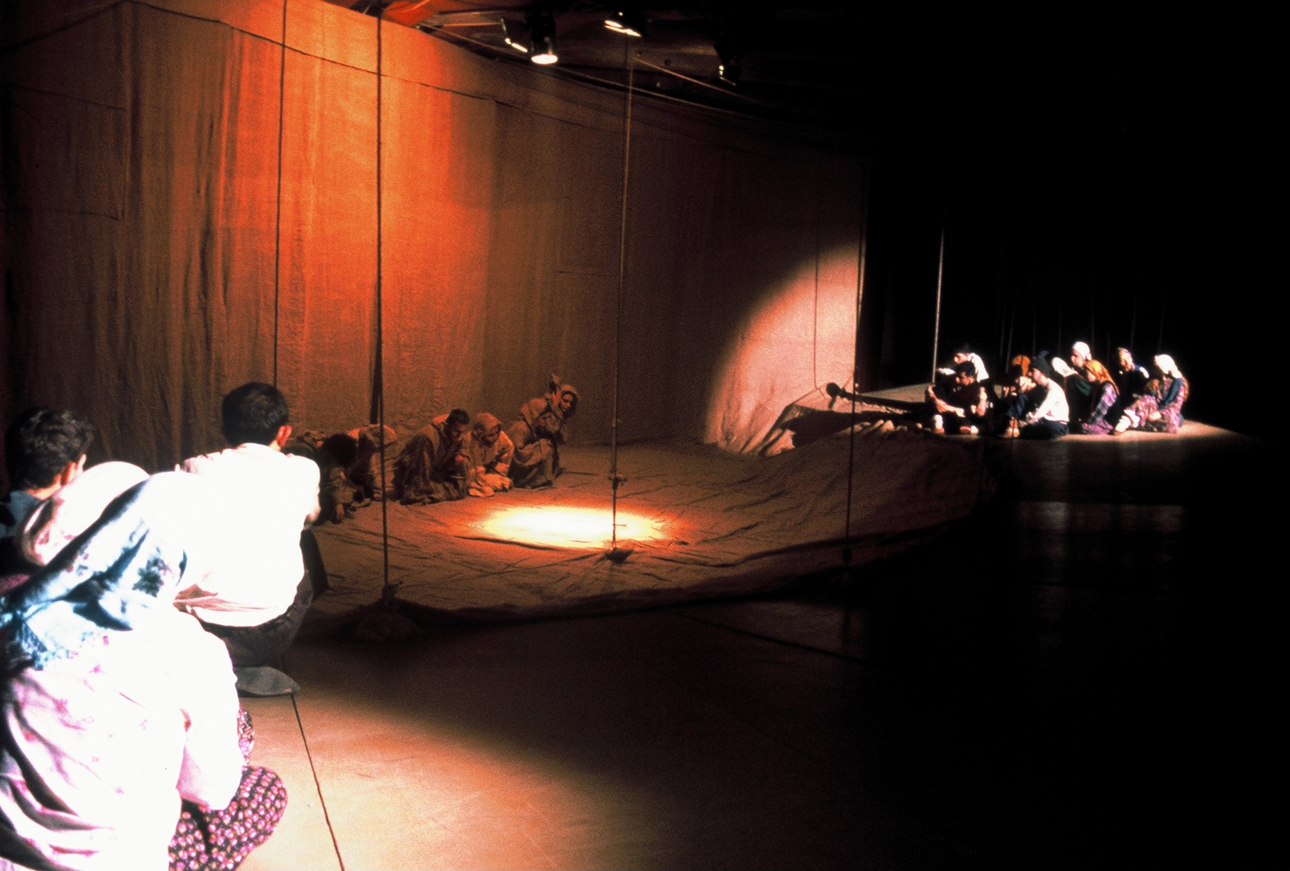 "Atcali Kel Meh" play photos (METU Players, 1999)