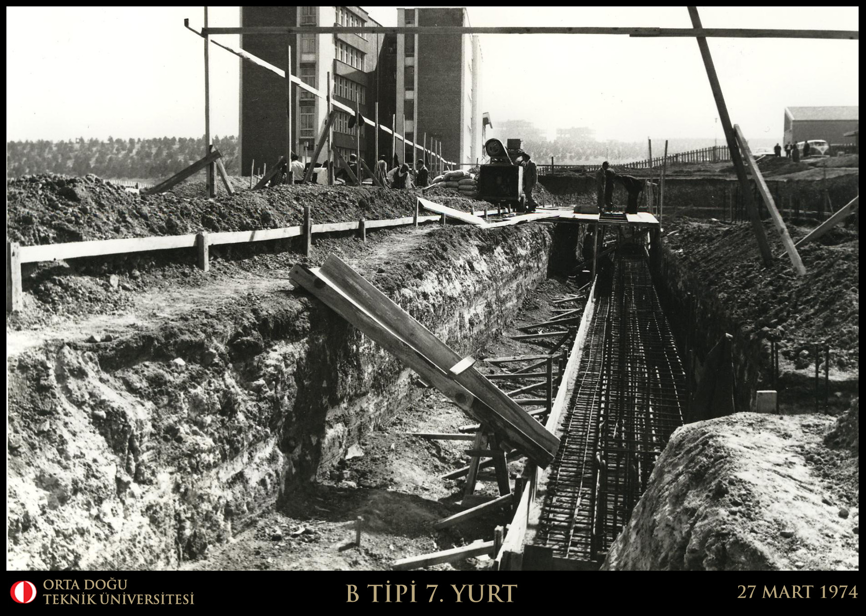 B Type 7. Dormitory Construction (1974)