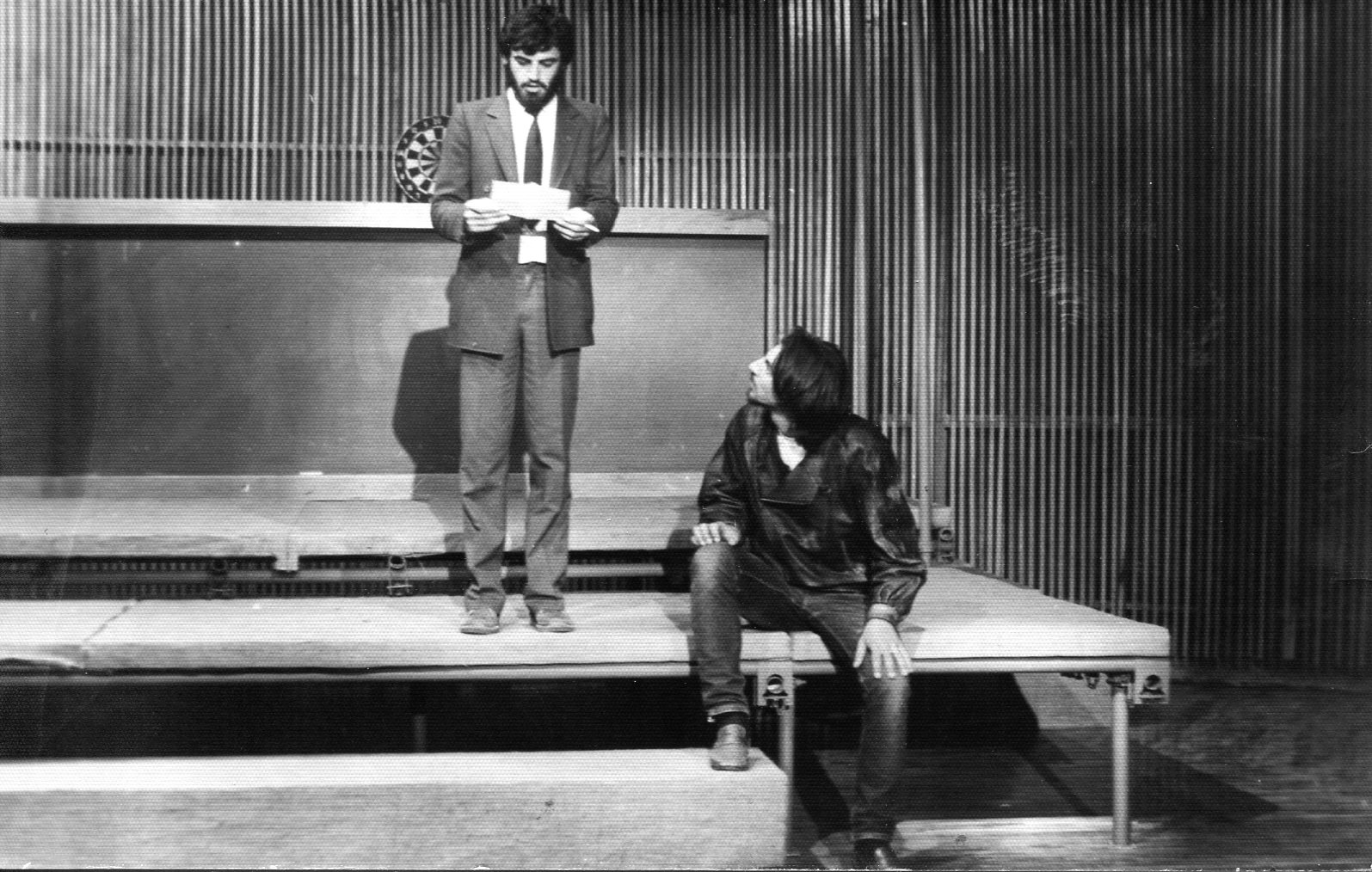 "Hamlet" play photos (METU Actors, 1983)