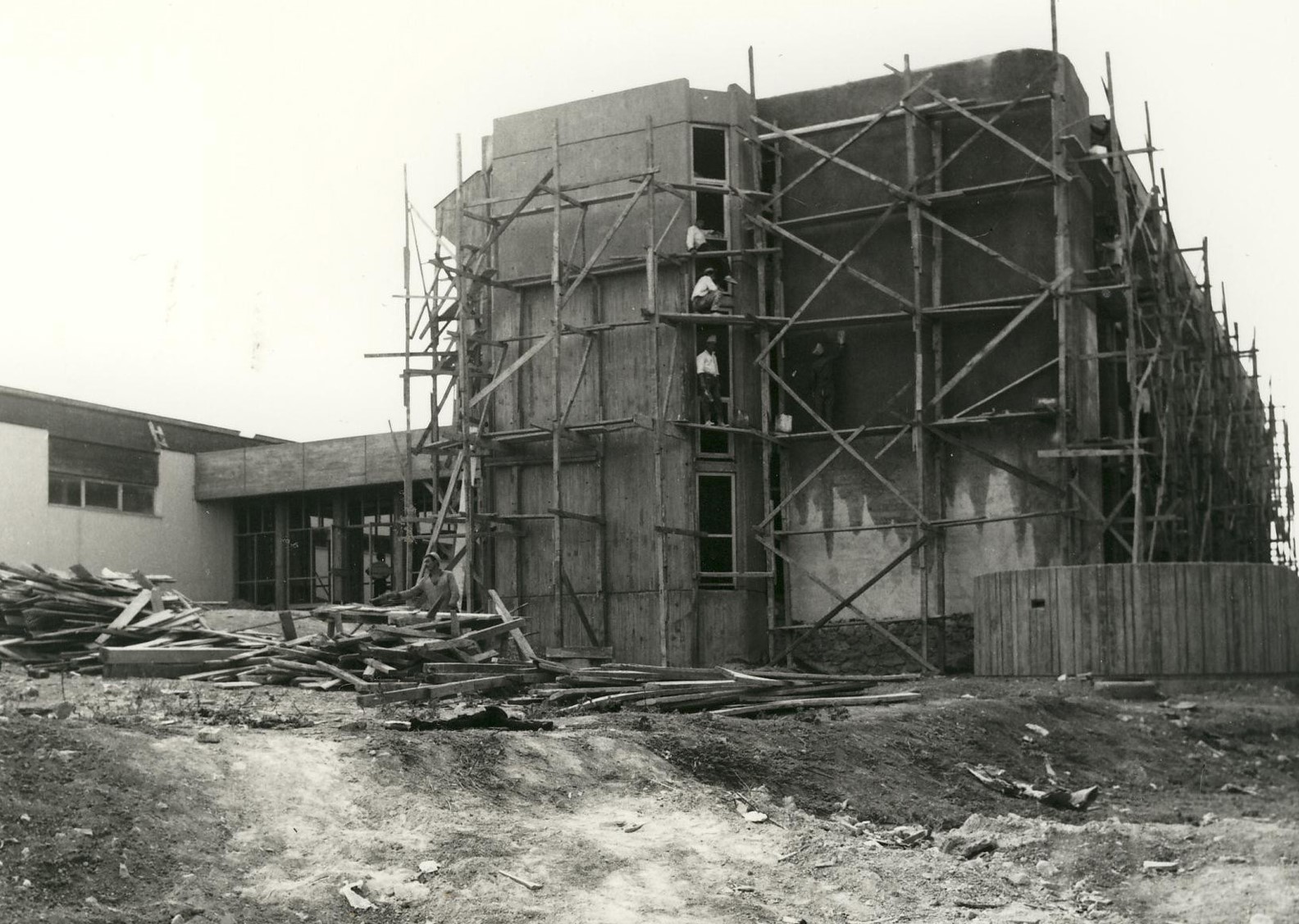 Mechanical Engineering additional building construction (1968-1969)