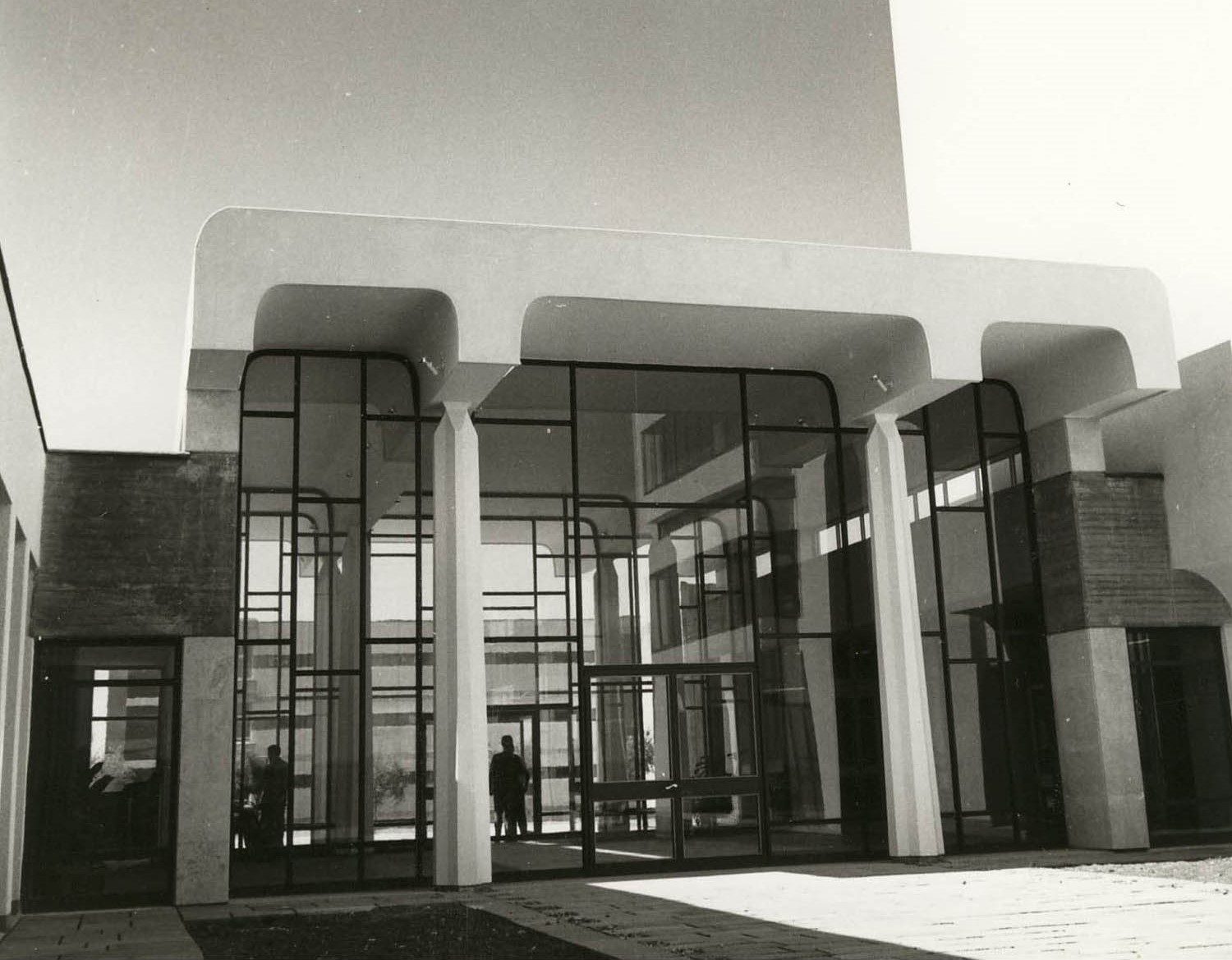 Library main building entrance