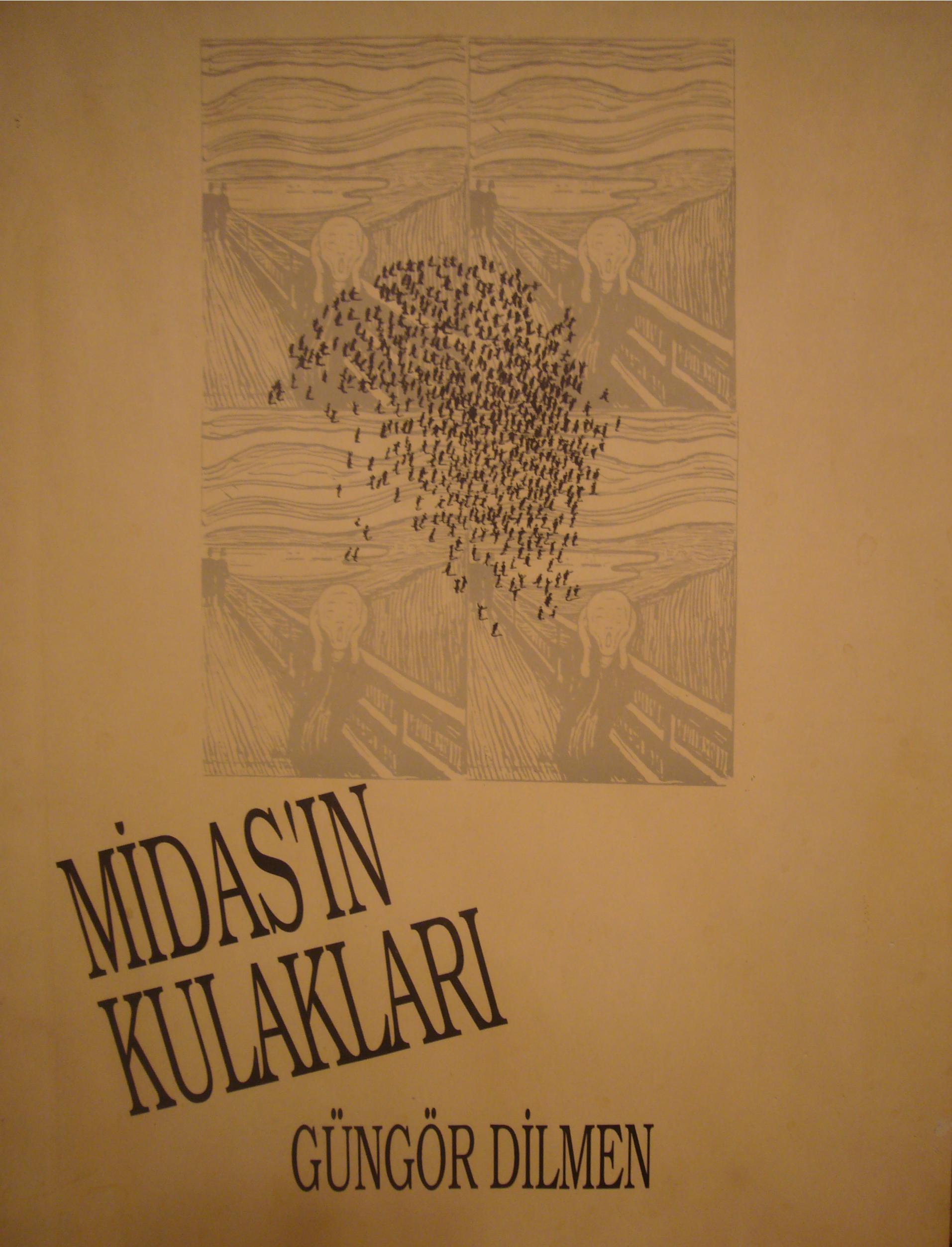 "Midas's Ears" play poster and brochure (METU Players, 1991)