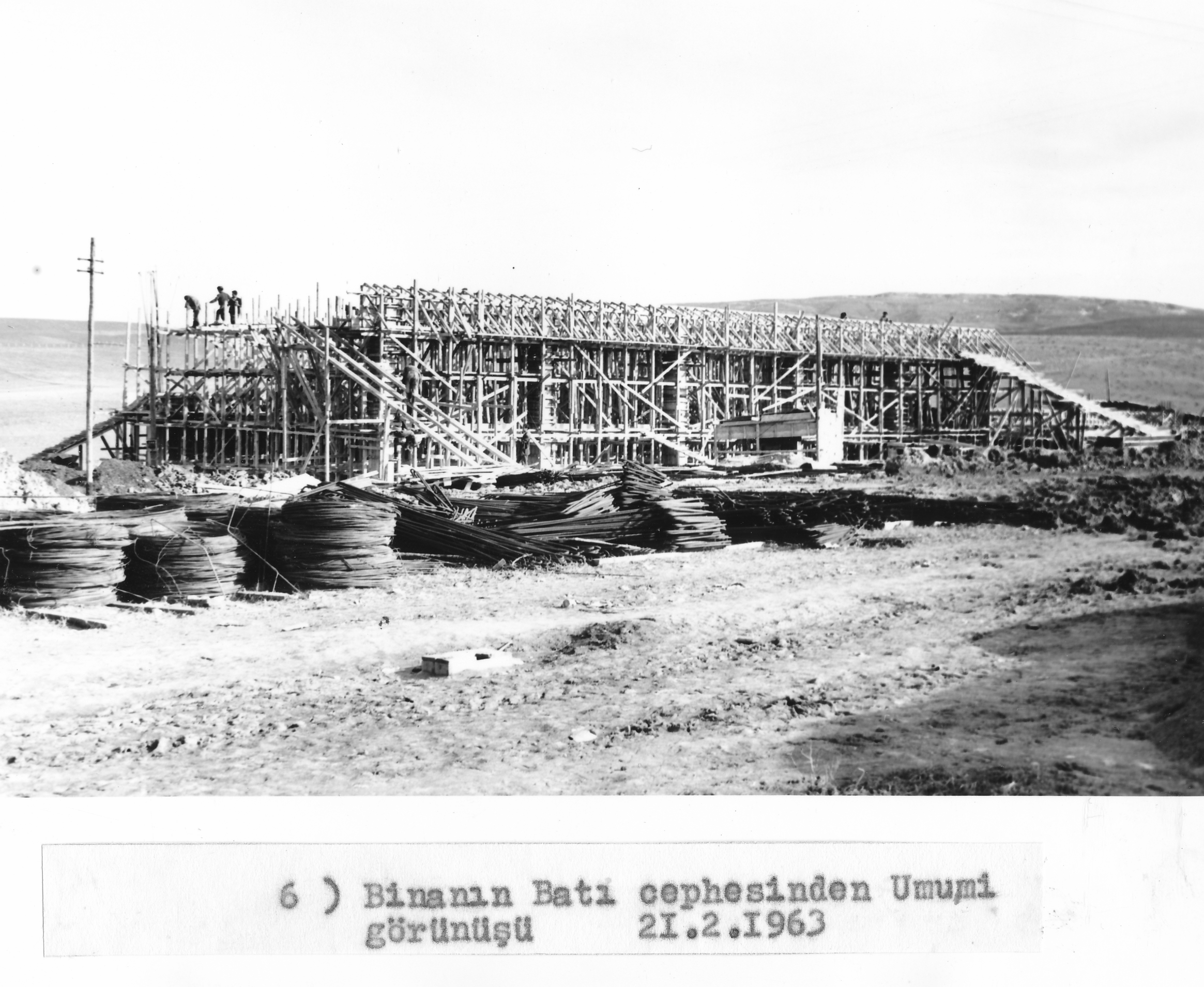 Construction of structural statics laboratory (1964)