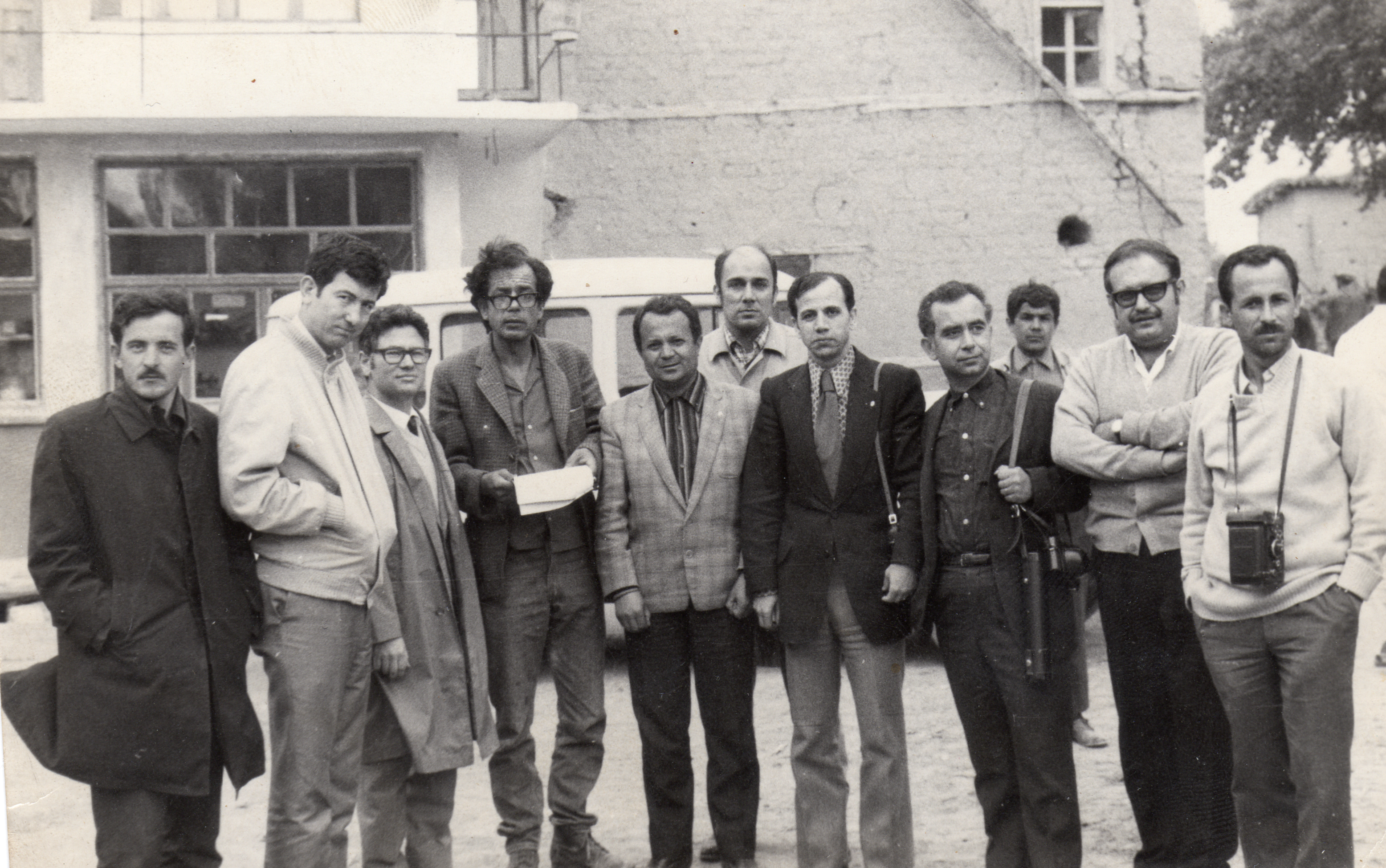 Technical investigation team that went to the region after the Gediz earthquake (1970)
