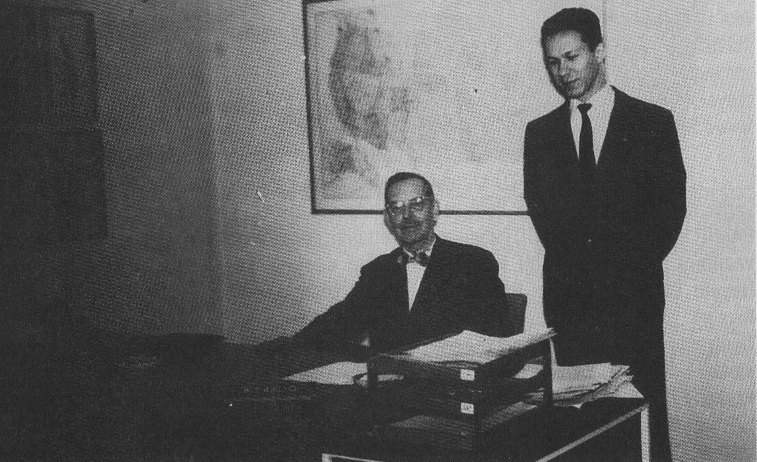 Prof. Dr. William H. Woolrich and Uğur Ersoy (February 8, 1960)