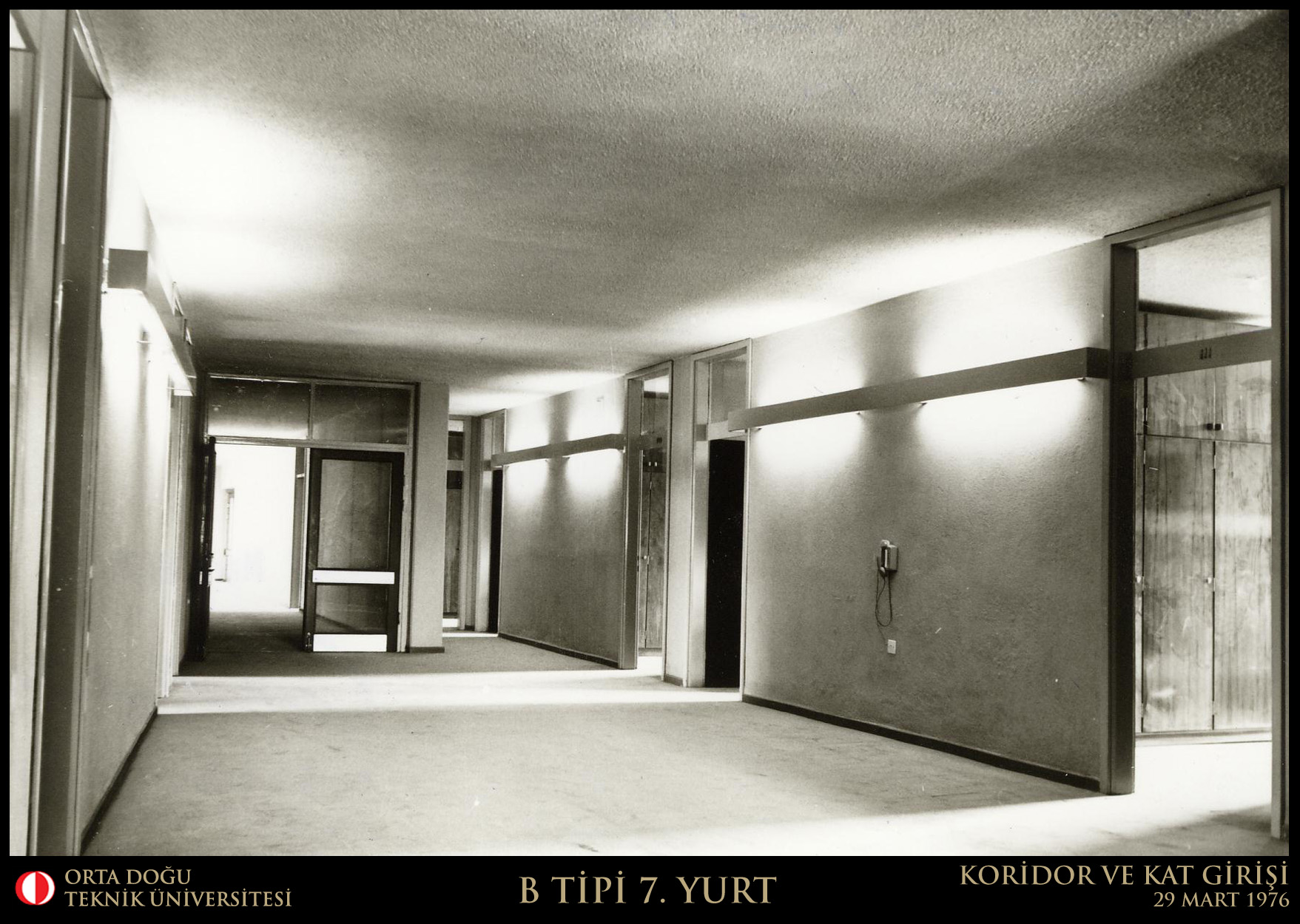 B Type 7. Dormitory Construction (1974)