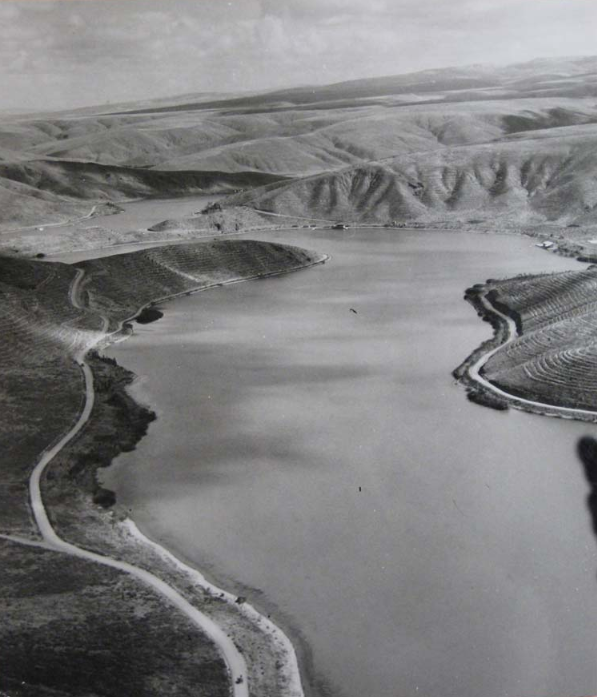 View of Eymir Lake in the METU Campus site in 1956