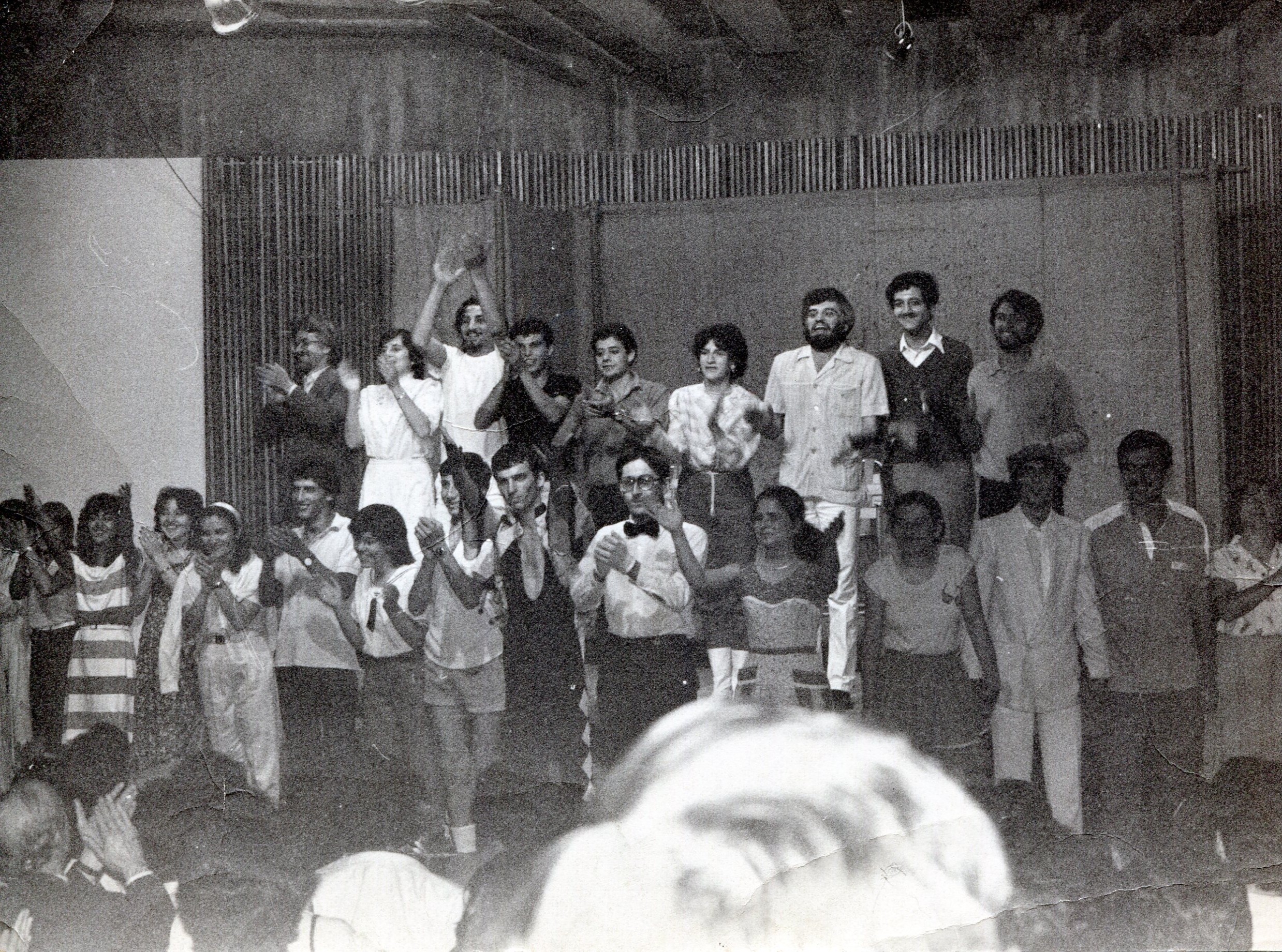 "Hamlet" play photos (METU Actors, 1983)