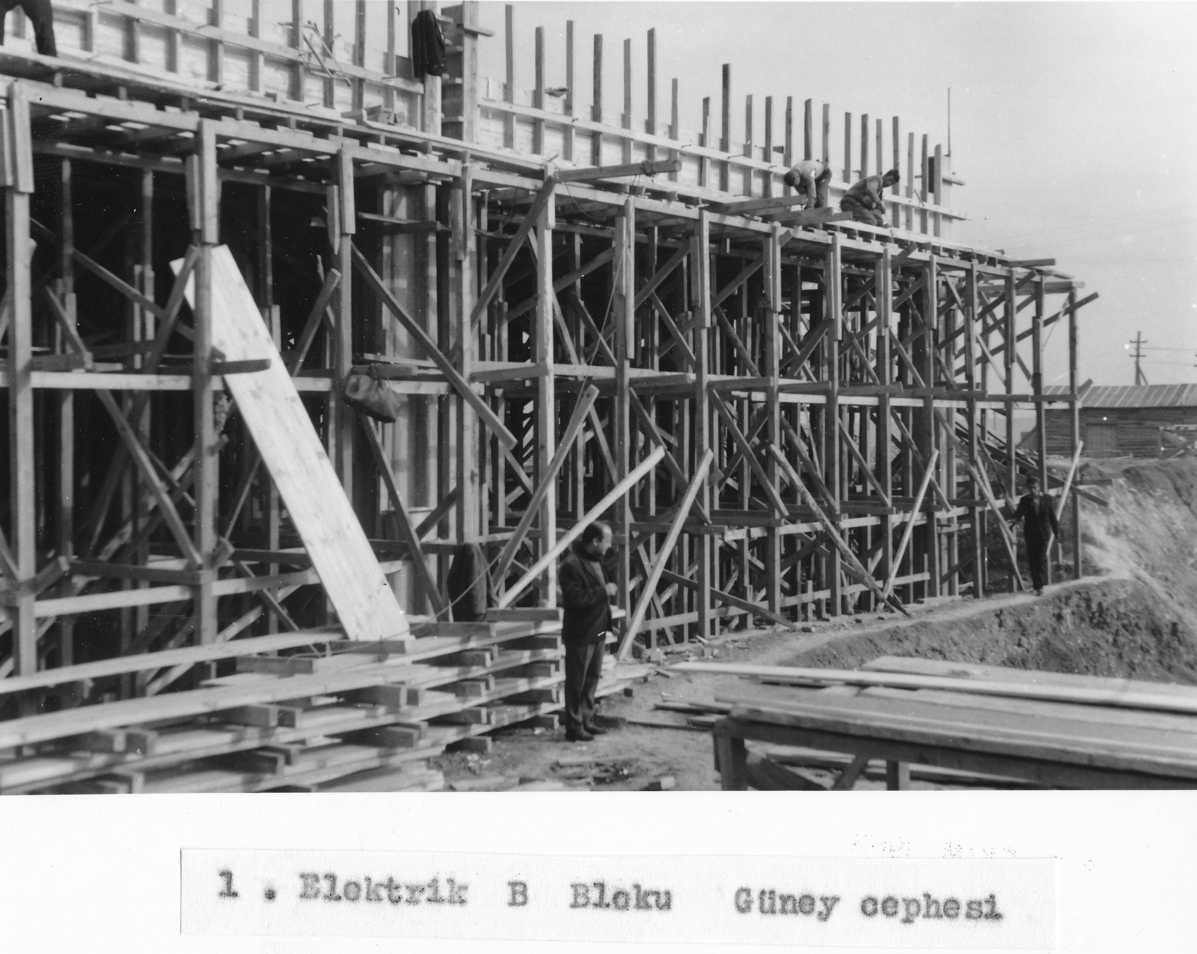 Electrical Engineering building construction (1964)