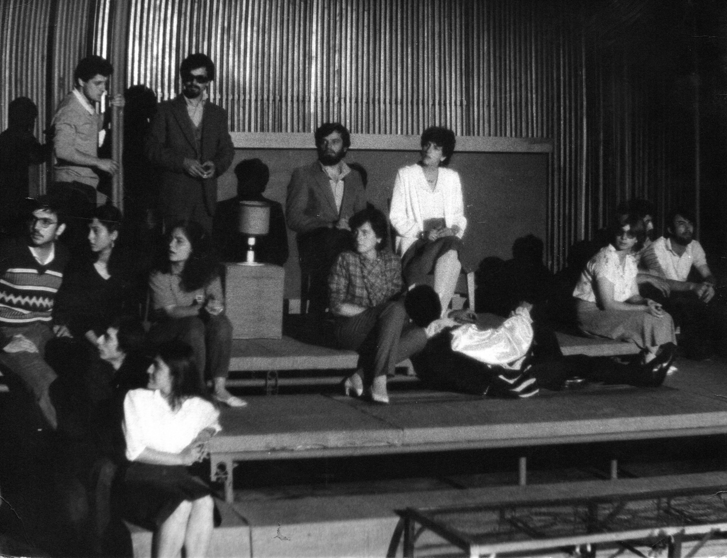 "Hamlet" play photos (METU Actors, 1983)