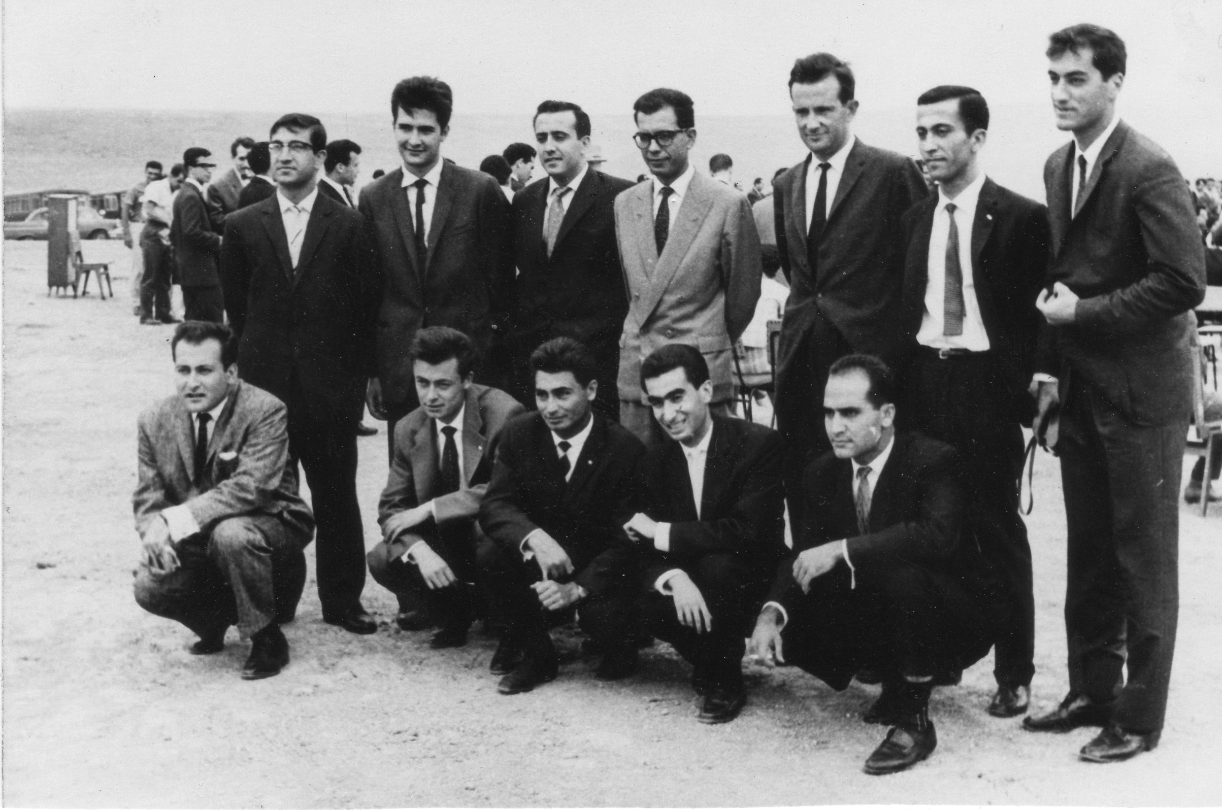 1963 Civil Engineering professors and students