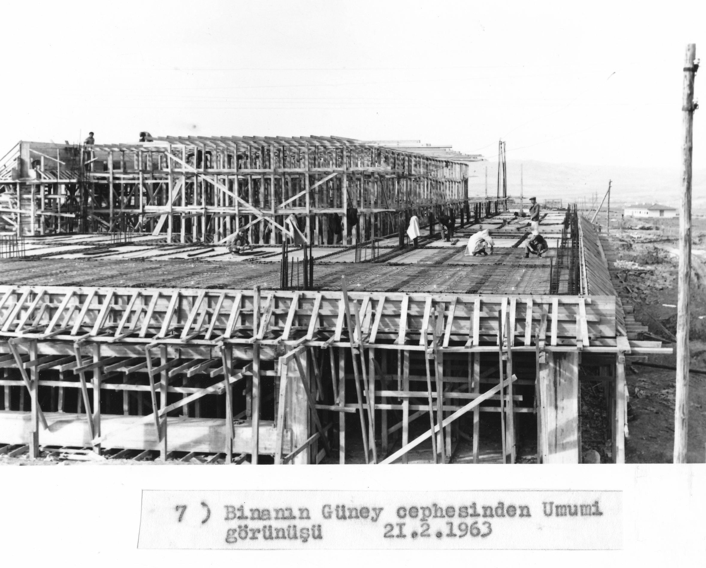 Construction of structural statics laboratory (1964)