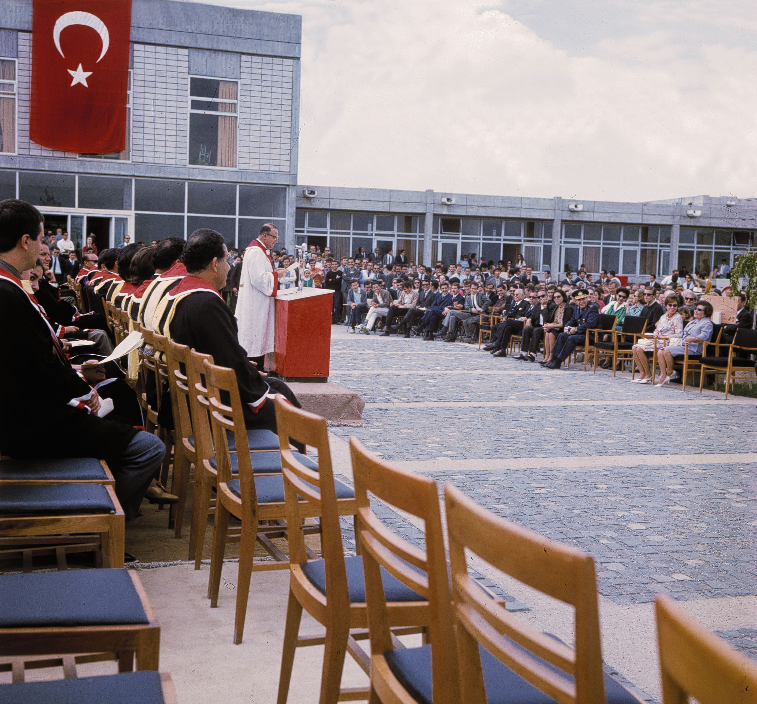 Scenes from METU Graduation Ceremony in 1967