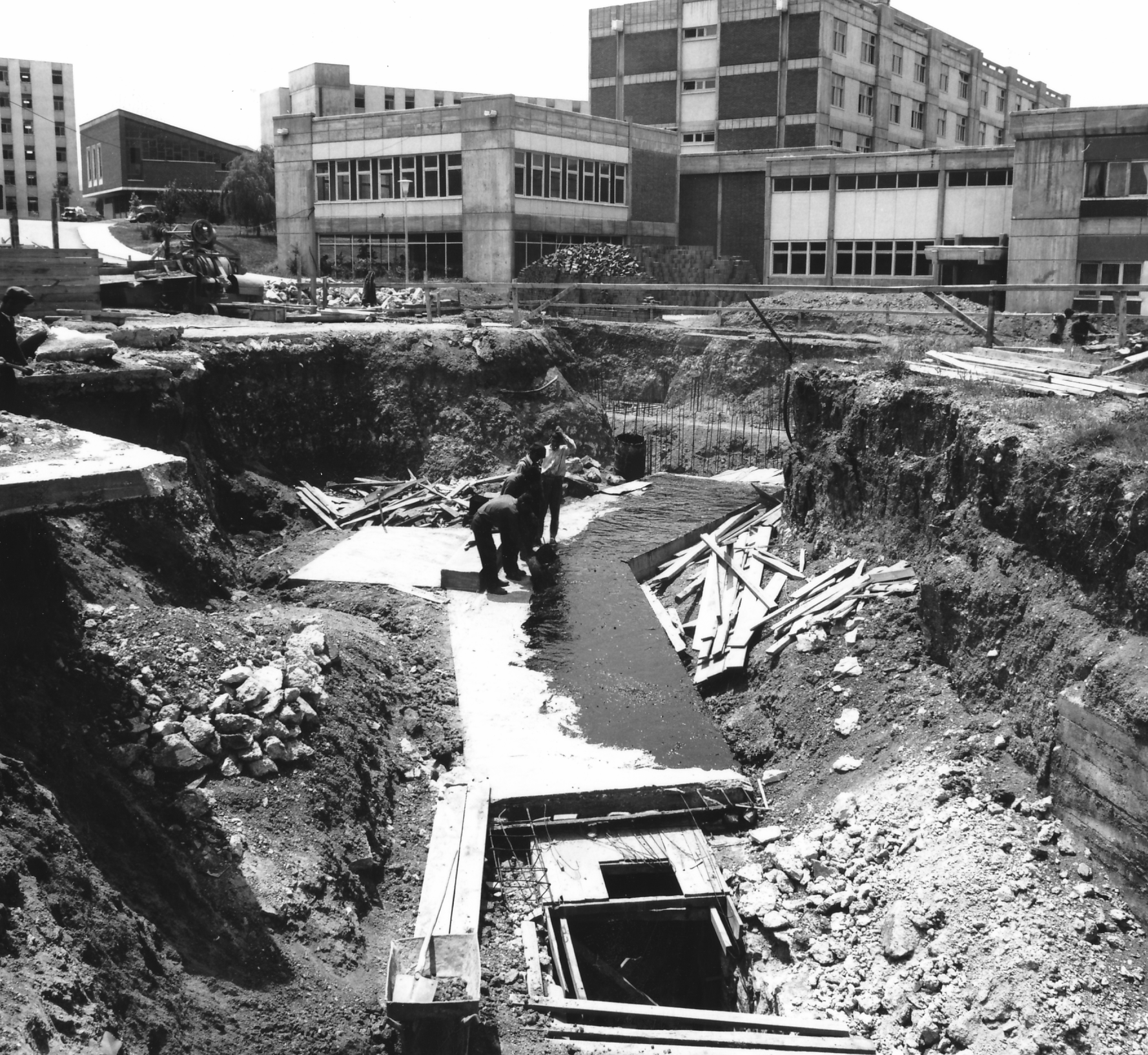 Medical Center construction (1972)