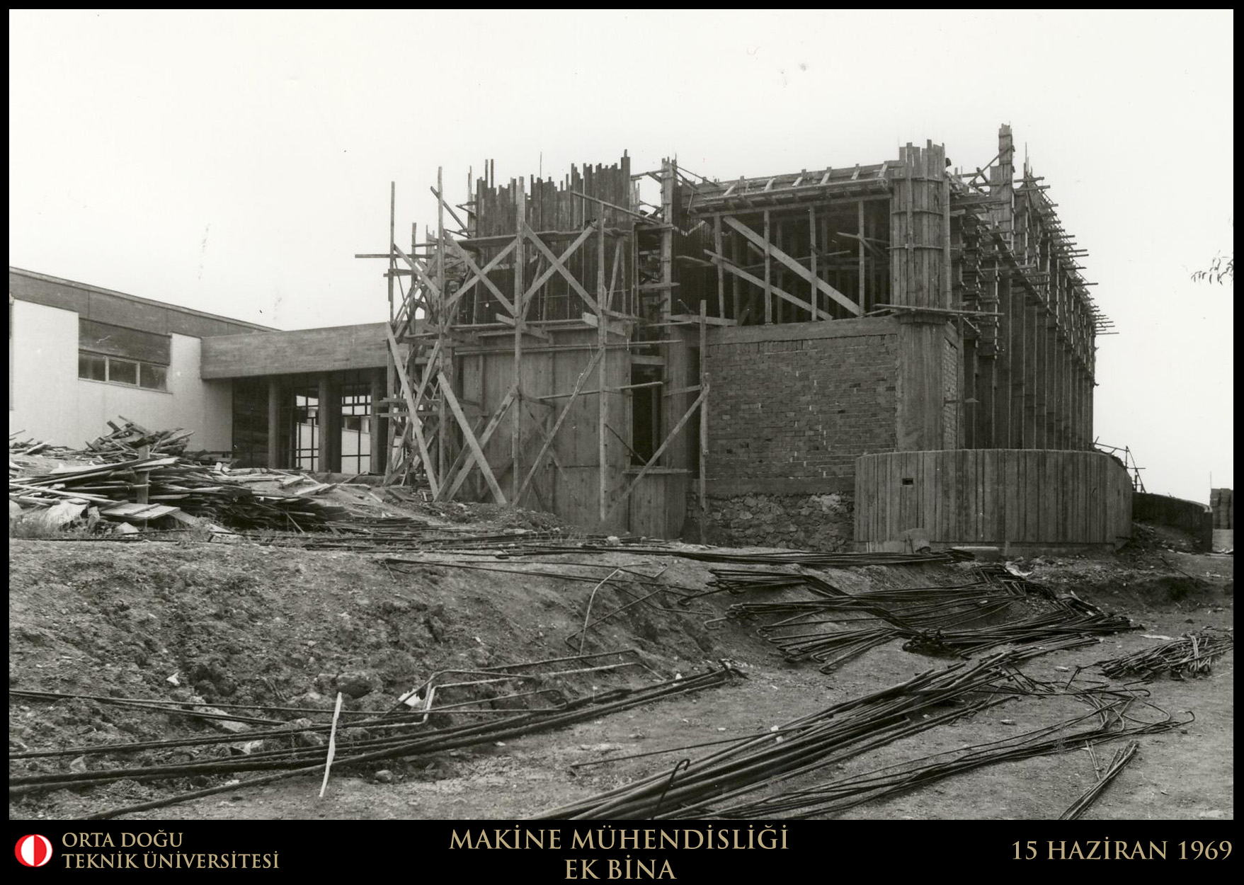 Mechanical Engineering additional building construction (1968-1969)