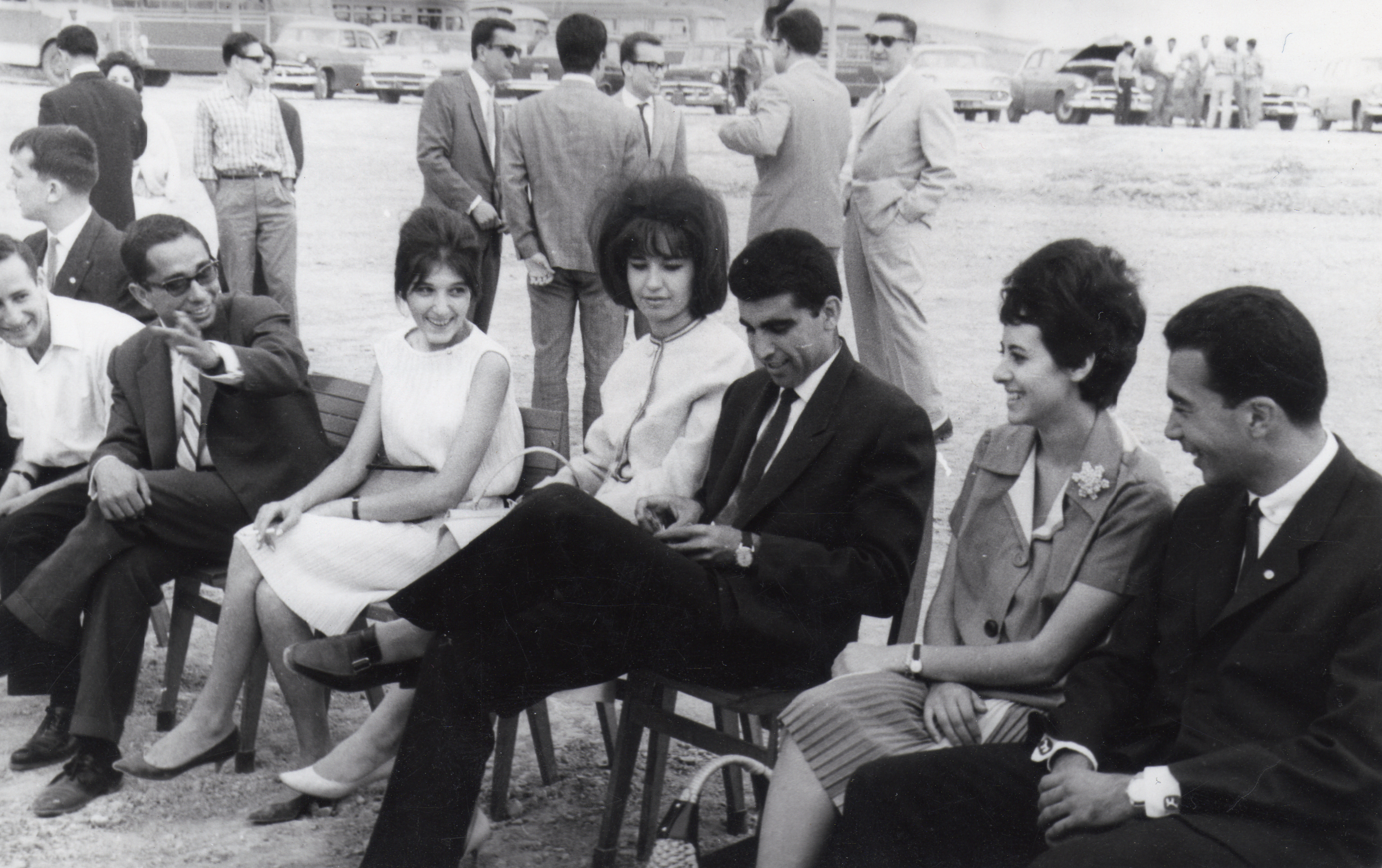 Students at the graduation ceremony in 1962