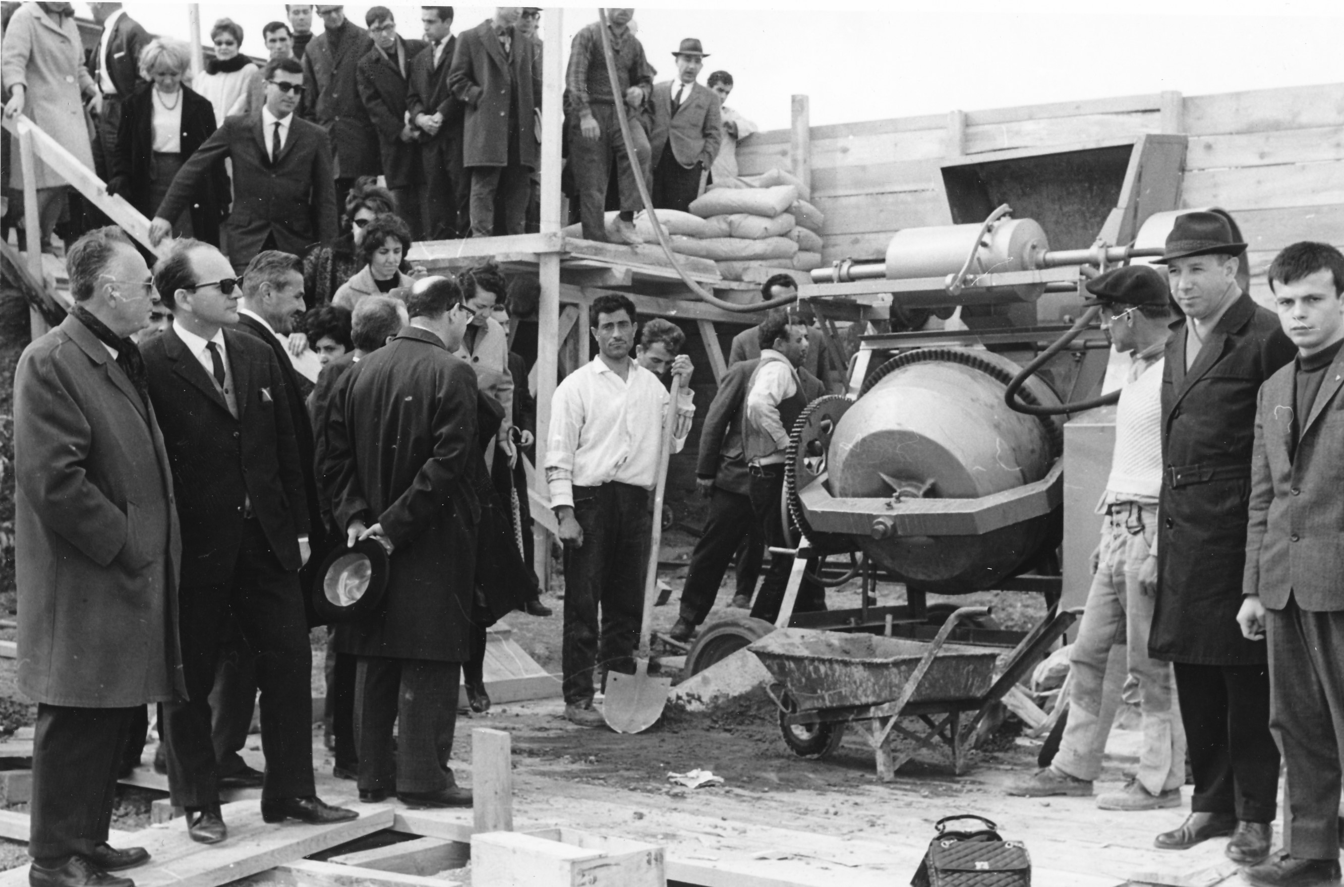 METU Library main building groundbreaking ceremony