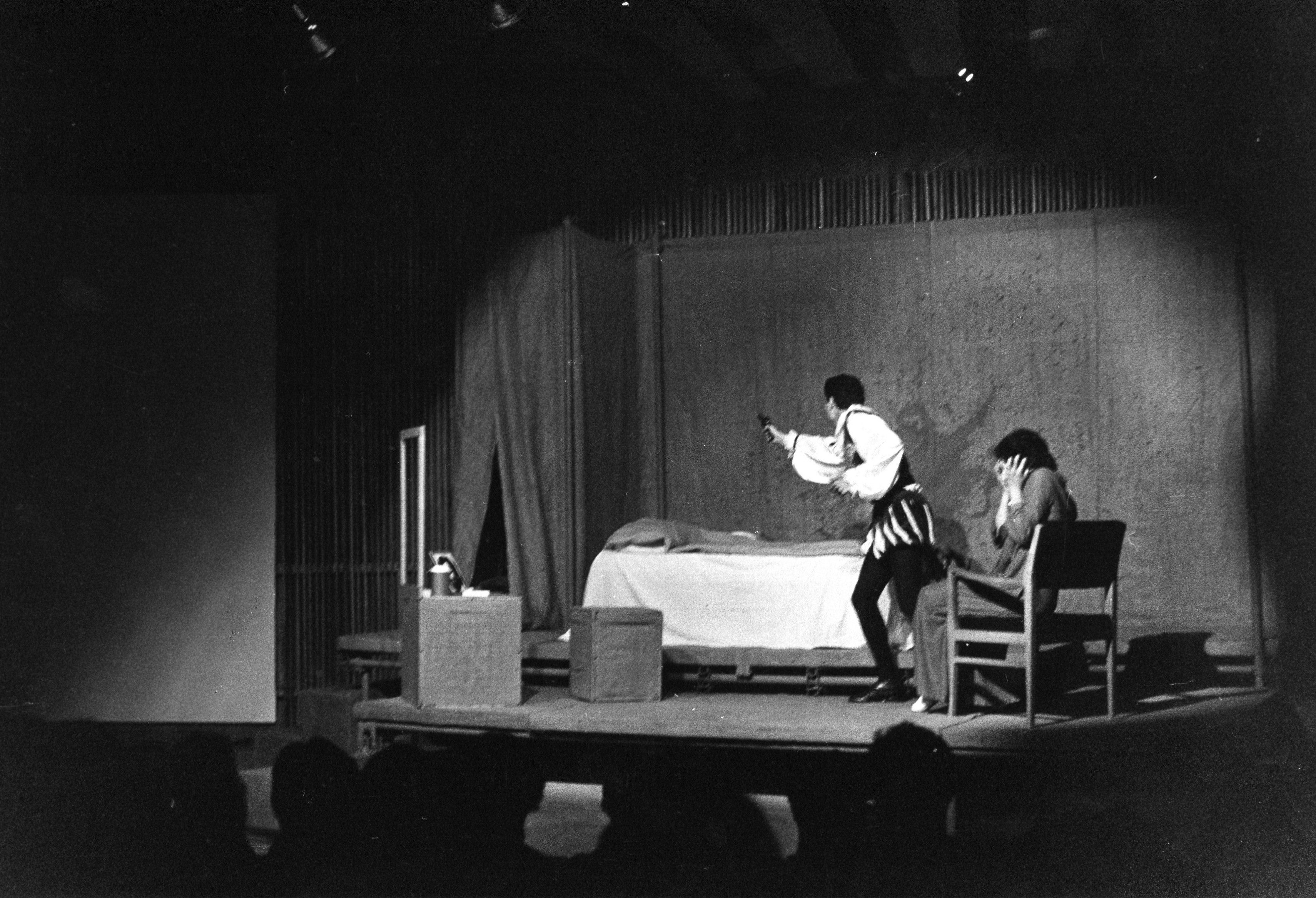 "Hamlet" play photos (METU Actors, 1983)