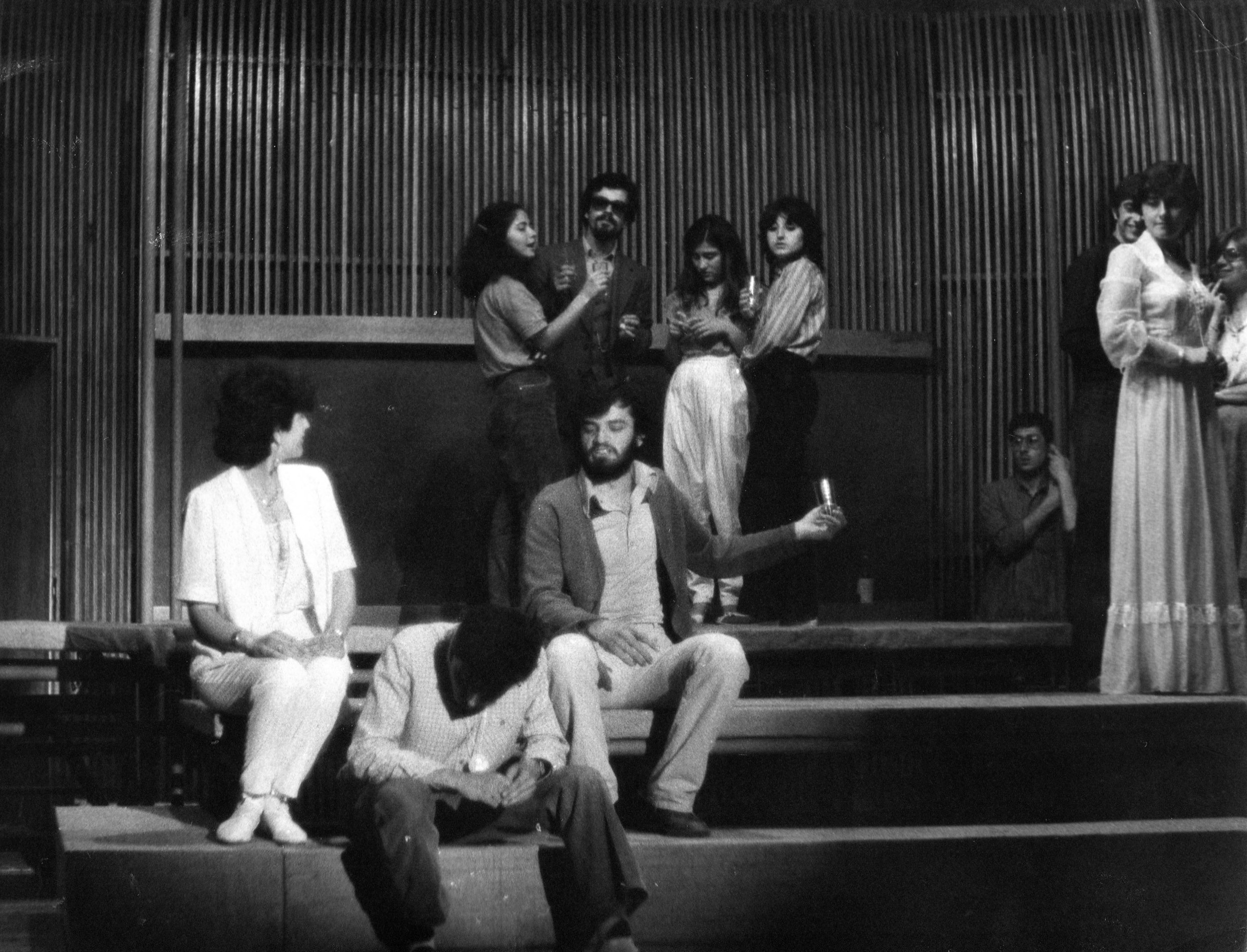 "Hamlet" play photos (METU Actors, 1983)