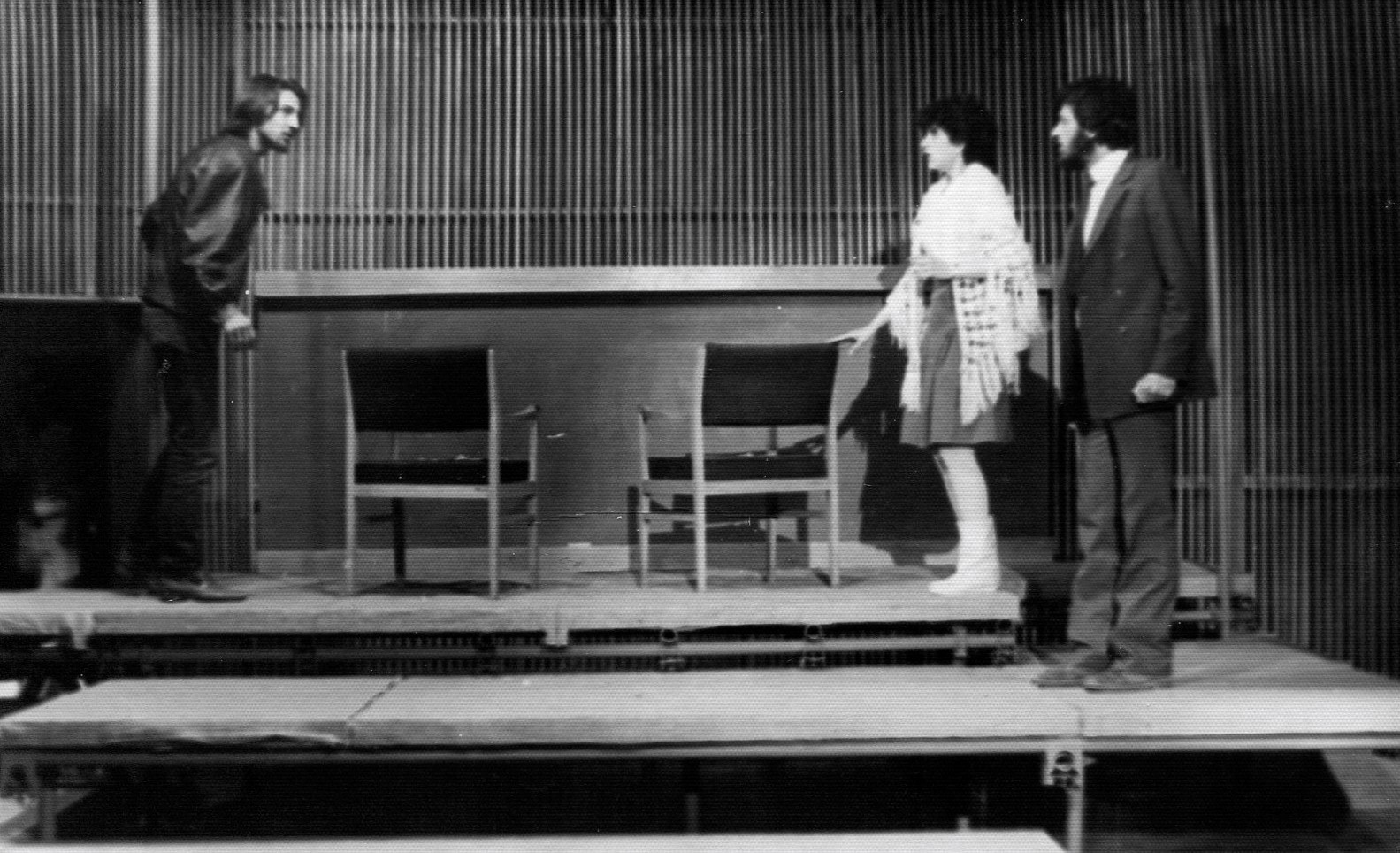 "Hamlet" play photos (METU Actors, 1983)