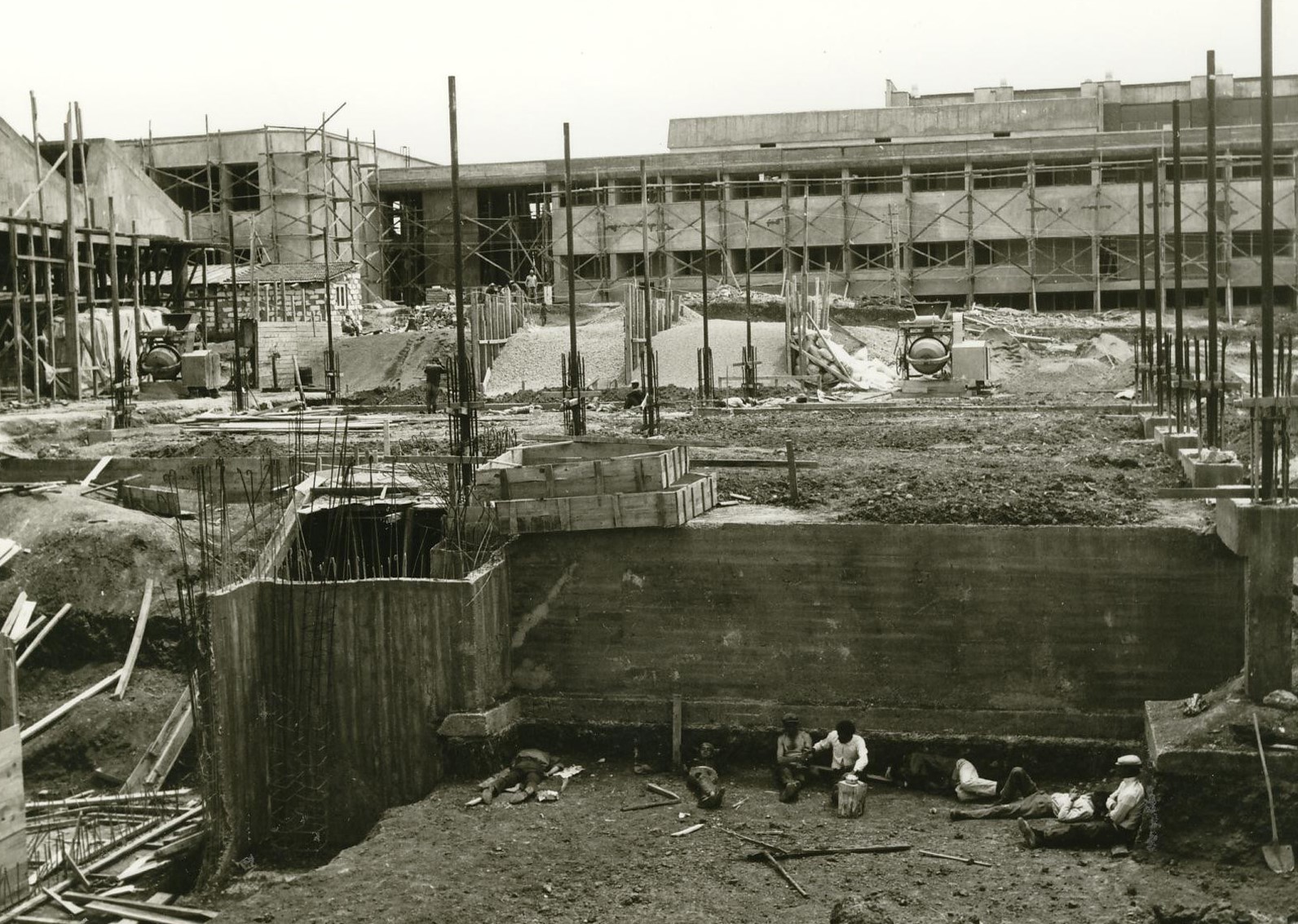 Mechanical Engineering additional building construction (1968-1969)