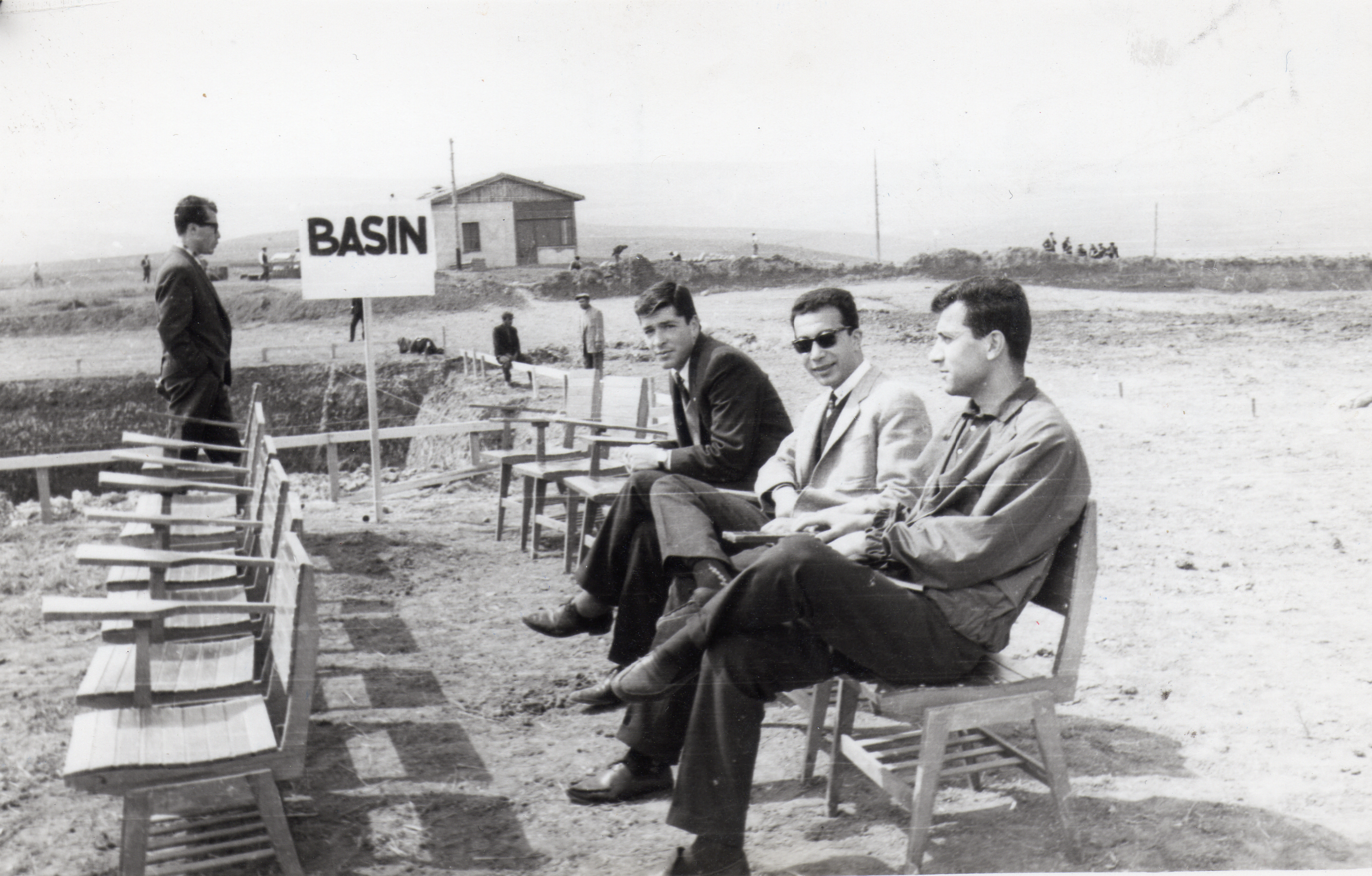 June 1962, before the graduation ceremony (when the new campus was not even a construction site)