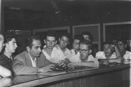 Mechanical engineering, Muzaffer Külür and his students' visit to MKEK Kırıkkale factory (1950s)